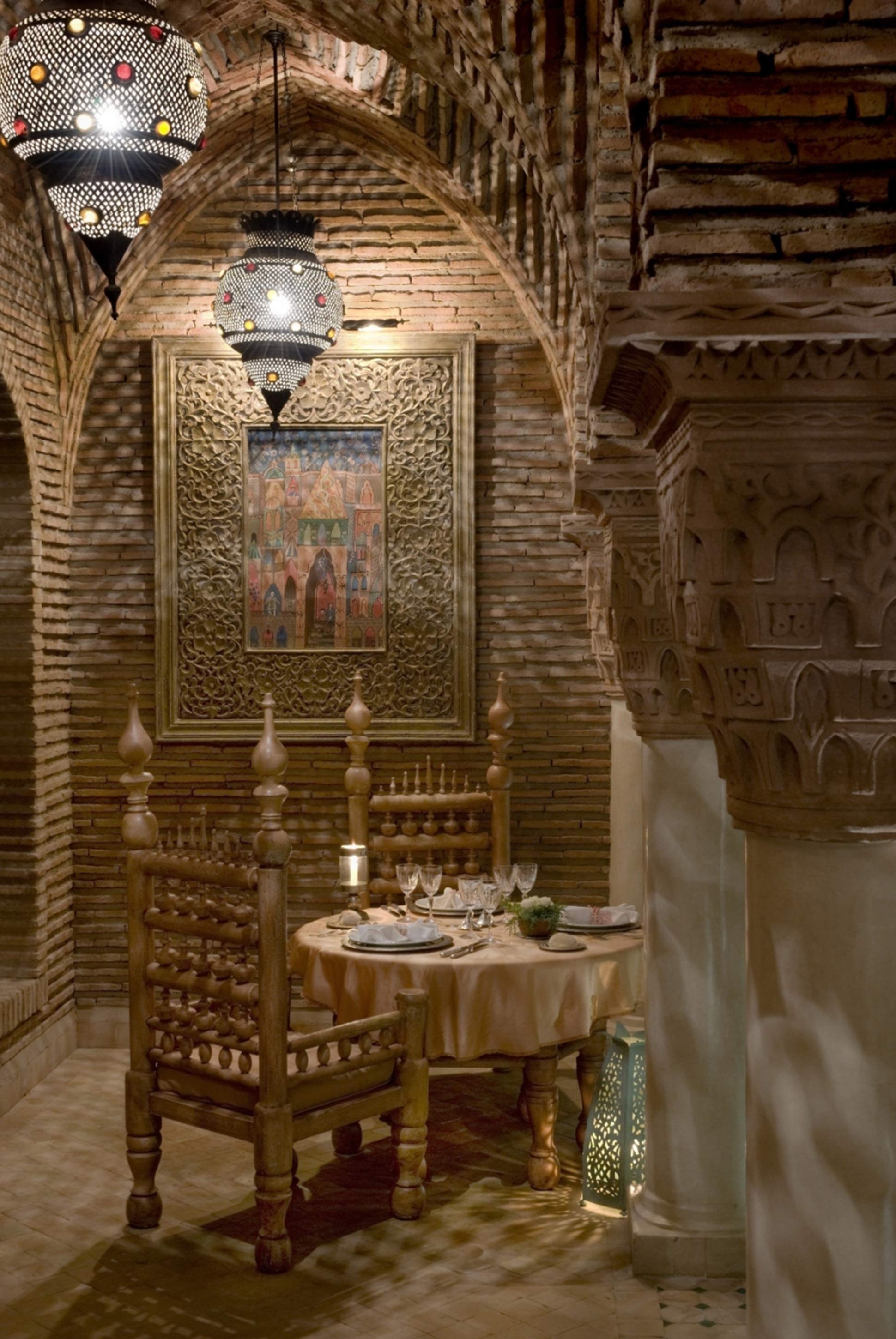 Hôtel de luxe La Sultana Marrakesh 5 étoiles Afrique Maroc Marrakesh restaurant